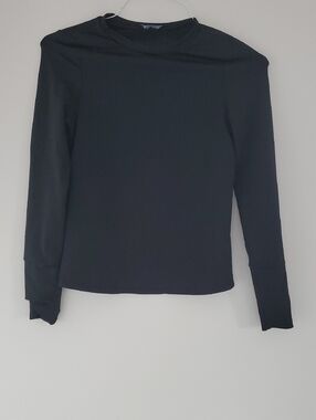 Terez Black  Crewneck Top